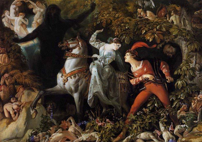 Maclise, Daniel A Scene from oil painting picture
